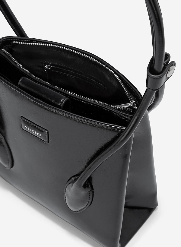 Tubular Strap Shoulder Bag - SAC 0329 - Black - VASCARA