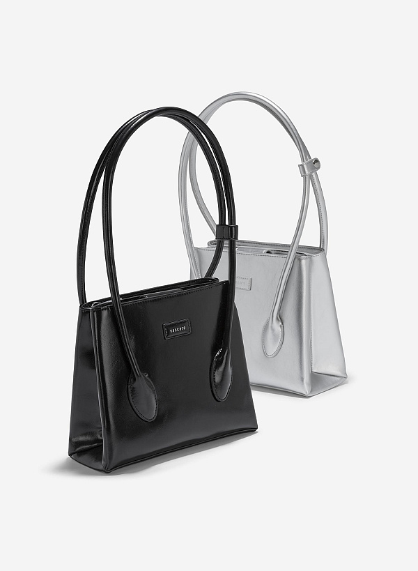 Tubular Strap Shoulder Bag - SAC 0329 - Black - VASCARA