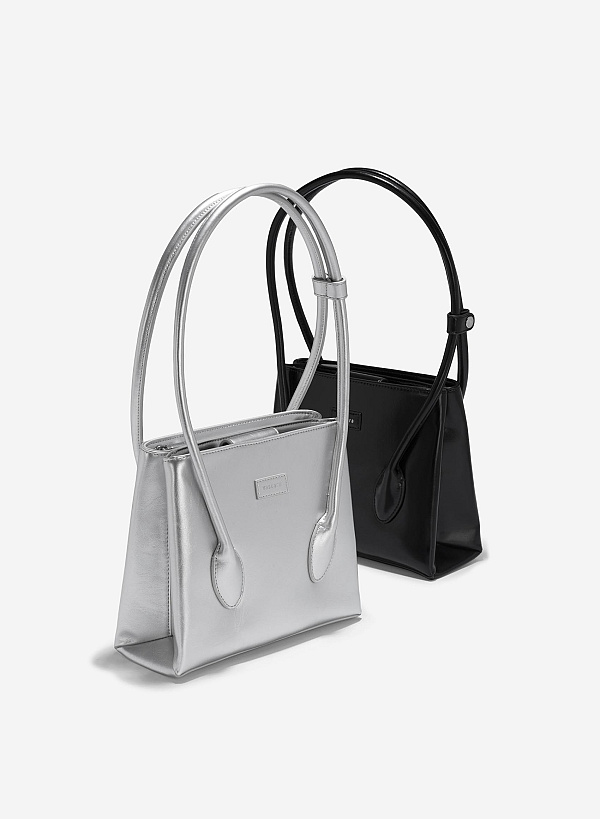 Tubular Strap Shoulder Bag - SAC 0329 - Silver - VASCARA