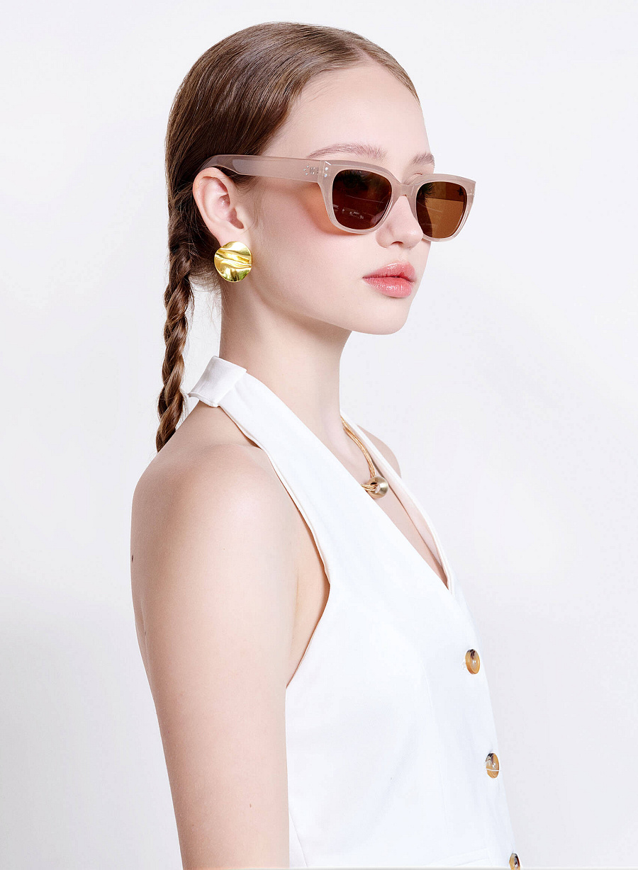 Wayfarer Glasses - WFA 0057 - Light Brown - vascara.com