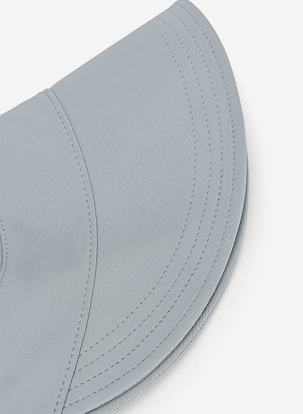 Wide-brim Visor - HAT 0006 - Gray - VASCARA