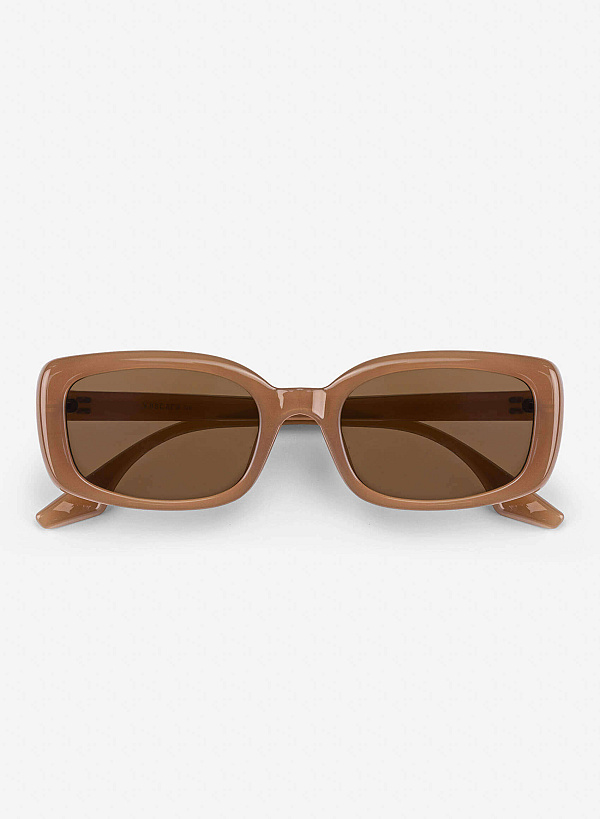 Zeyda Sunglasses - SPC 0019 - Dark Beige - VASCARA