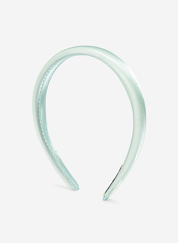 Cài tóc satin - ACC 0051 - Màu xanh bạc hà - VASCARA