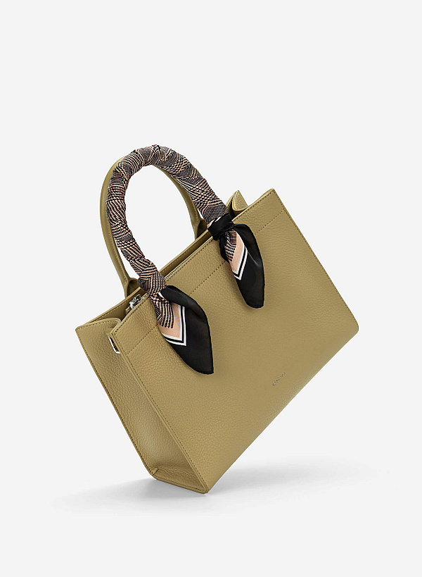 Khăn đa năng họa tiết kẻ sọc - ACC 0053 - Màu nâu - VASCARA