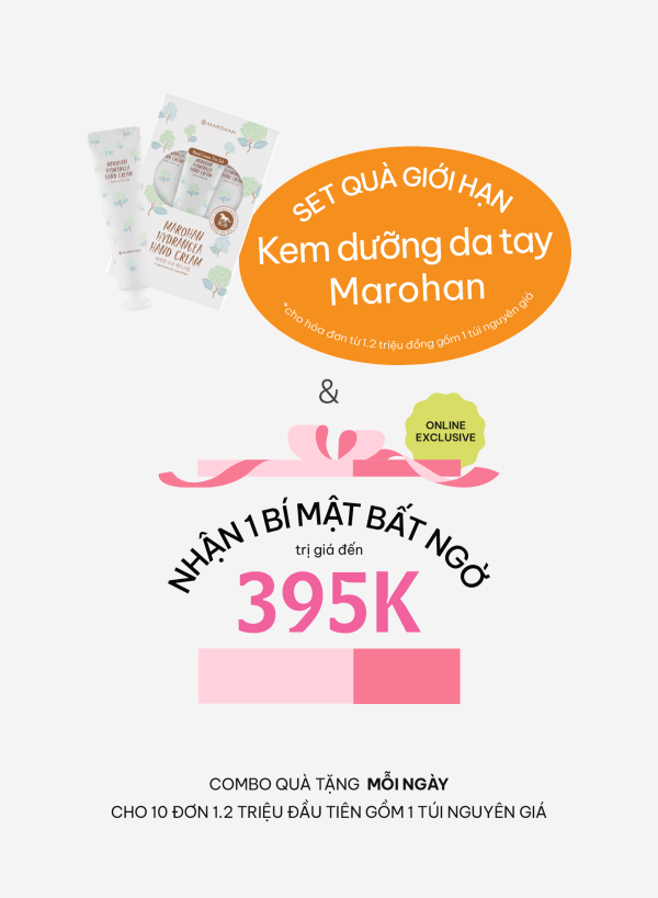 Combo quà tặng bất ngờ - Set kem dưỡng tay Marohan