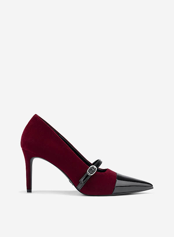 Cap Toe Mary Janes - HIG 0698 - Bordeaux