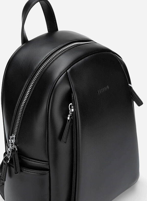 Layer Casual Backpack - BAK 0218 - Black - VASCARA