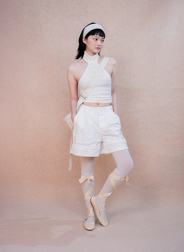 Giày búp bê vải BALLERINA VÀNG