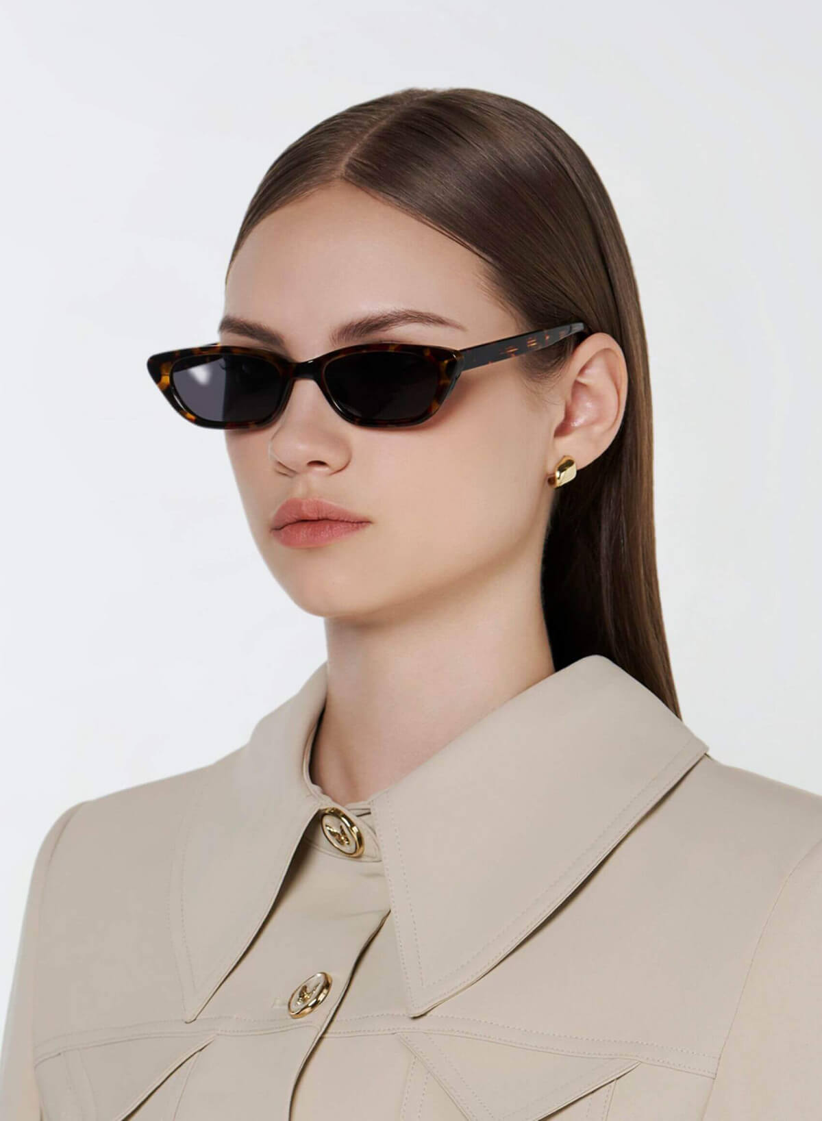 Caroline Sunglasses - WFA 0067 - Tortoise - vascara.com