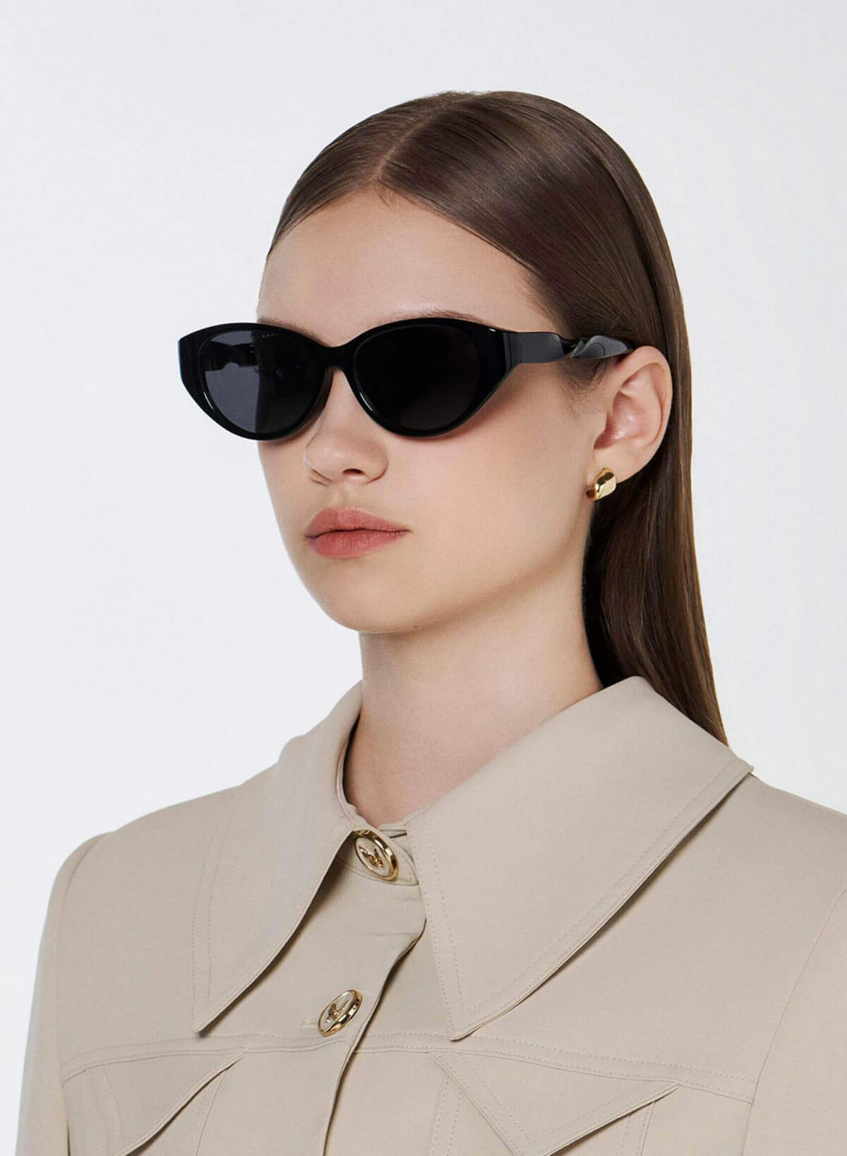 Cassandra Sunglasses - EYE 0017 - Black - vascara.com