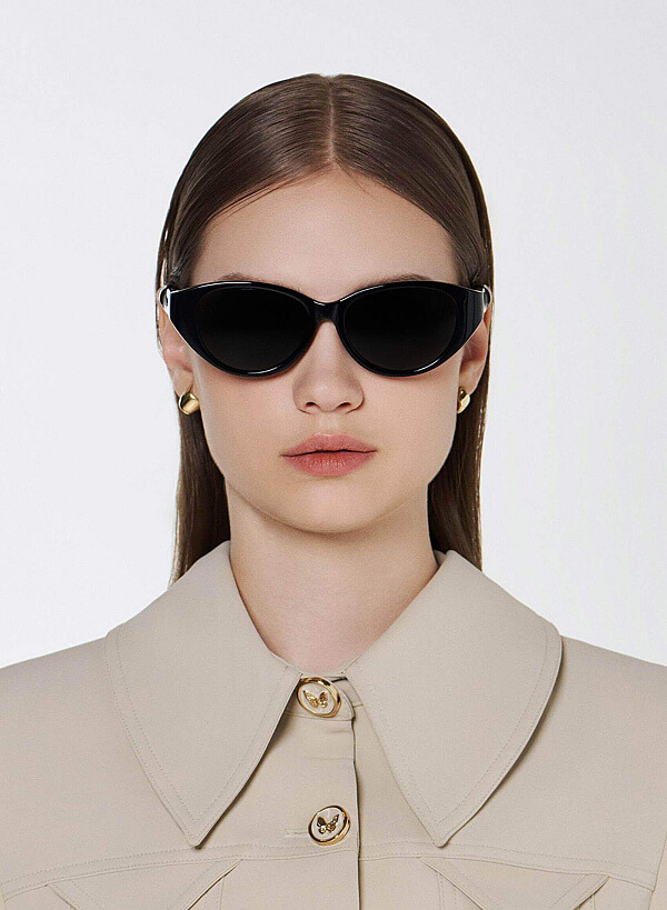Cassandra Sunglasses - EYE 0017 - Black - VASCARA