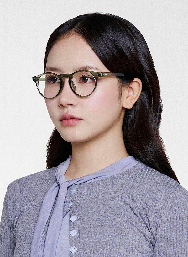 Collin Eyeglasses - RND 0062 - Green - VASCARA