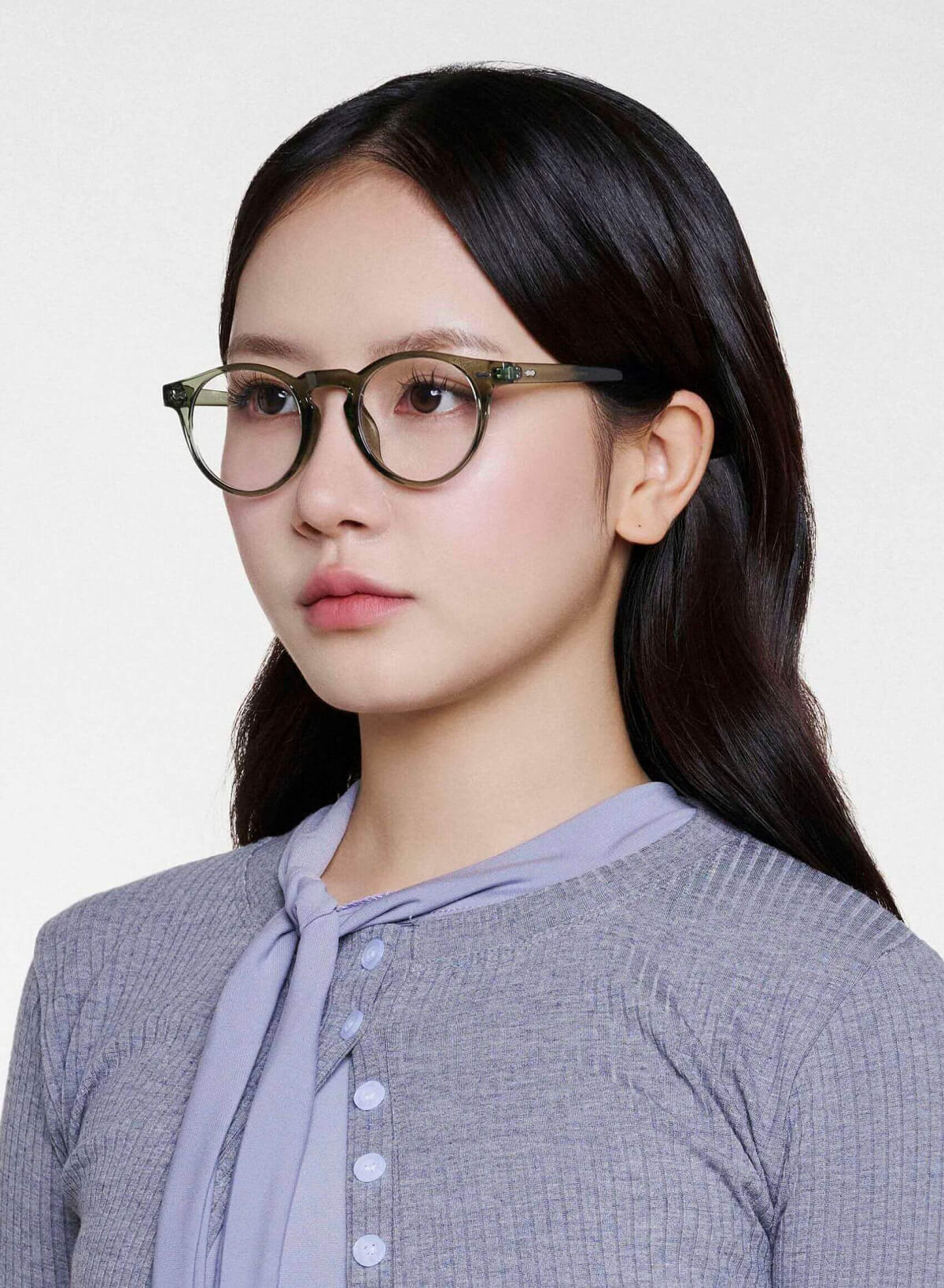 Collin Eyeglasses - RND 0062 - Green - vascara.com