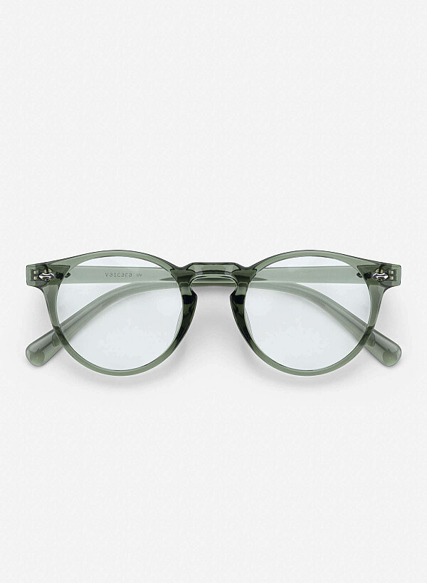 Collin Eyeglasses - RND 0062 - Green - VASCARA