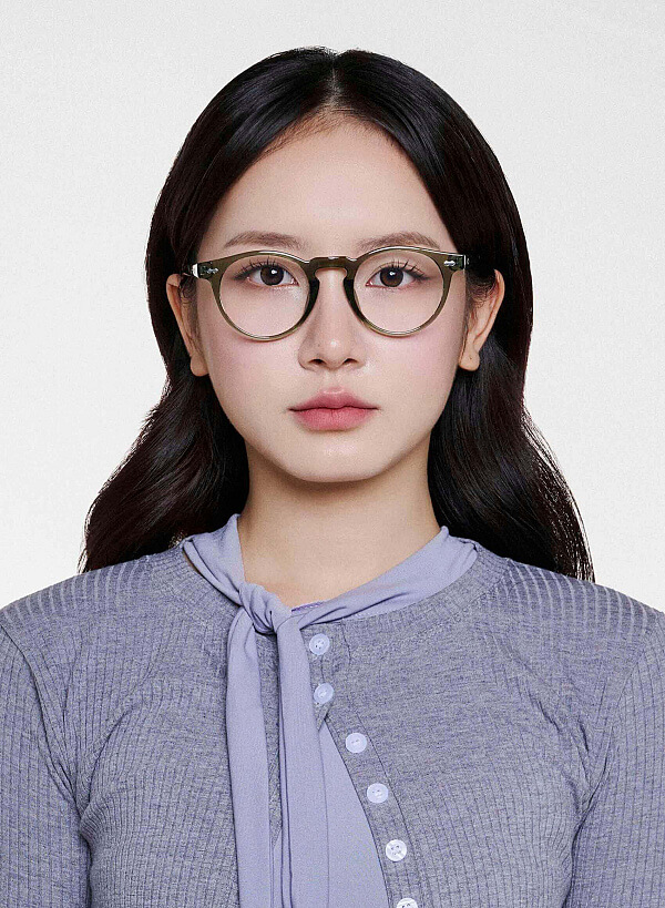 Collin Eyeglasses - RND 0062 - Green - VASCARA