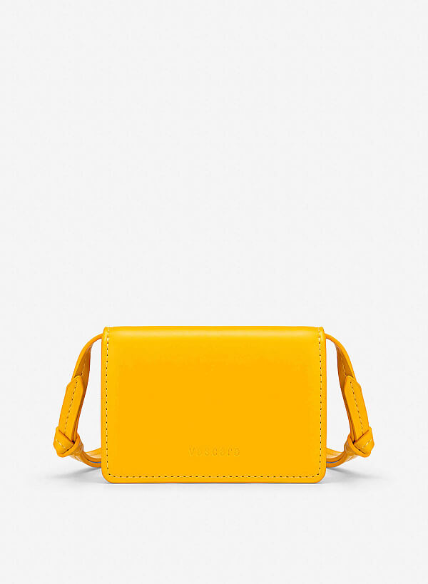 Crossbody Mini Wallet - WLL 0329 - Yellow