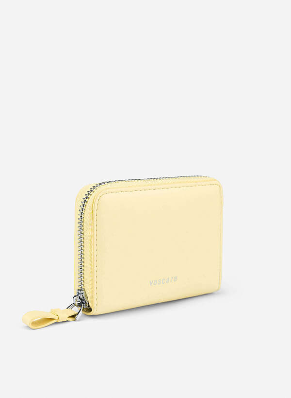 Geometric Mini Wallet - WLL 0316 - Light Yellow - VASCARA