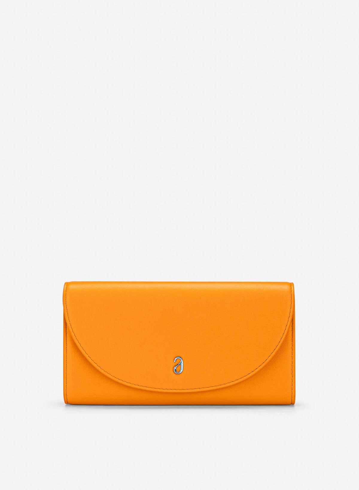 Half-moon Fold Flap Wallet - WLL 0322 - Orange - VASCARA