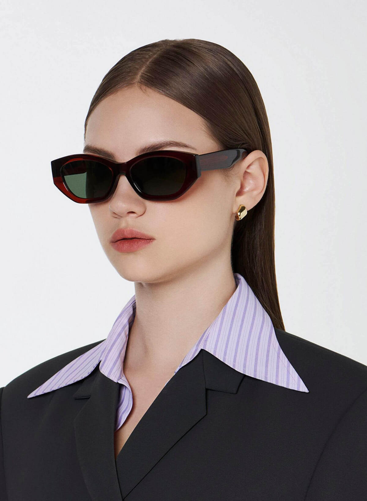 Jane Sunglasses - SPC 0018 - Dark Brown - vascara.com