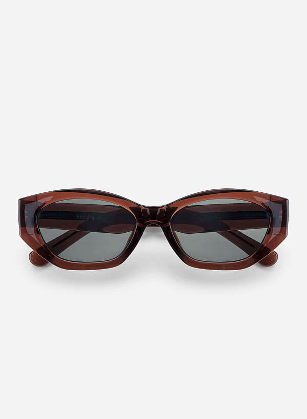 Jane Sunglasses - SPC 0018 - Dark Brown - VASCARA
