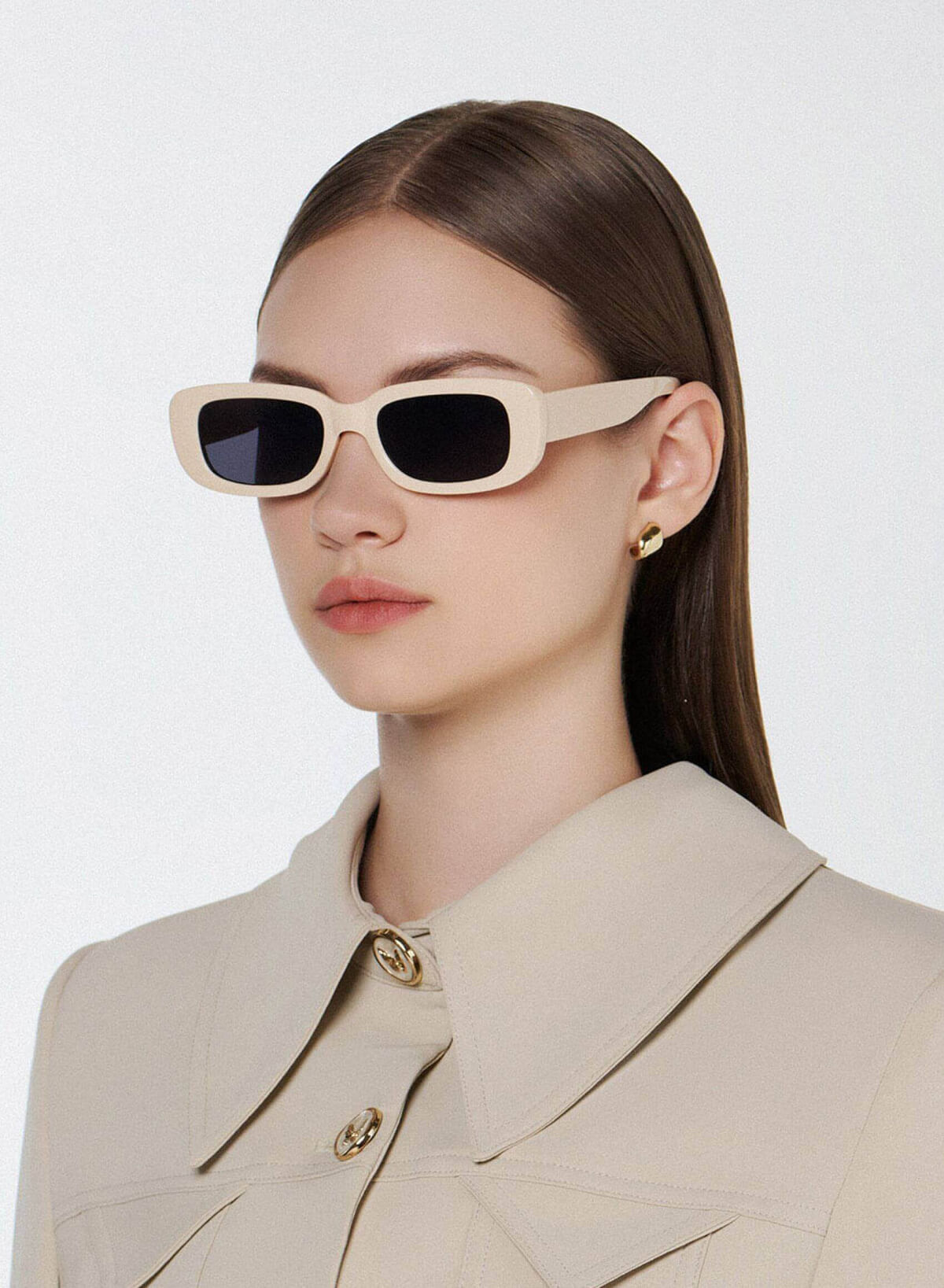 Joy Sunglasses - SPC 0017 - Cream - vascara.com