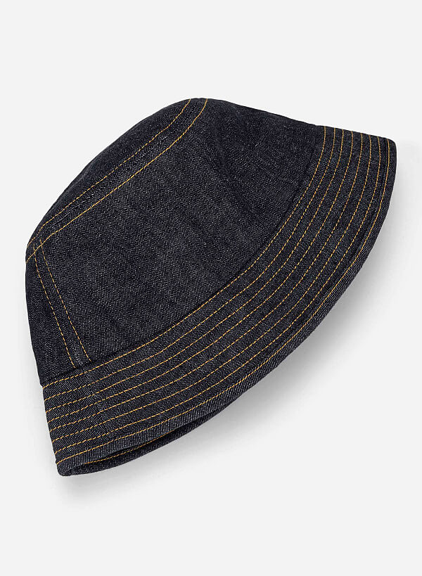 Line Detail Buket Hat - HAT 0009 - Denim - VASCARA