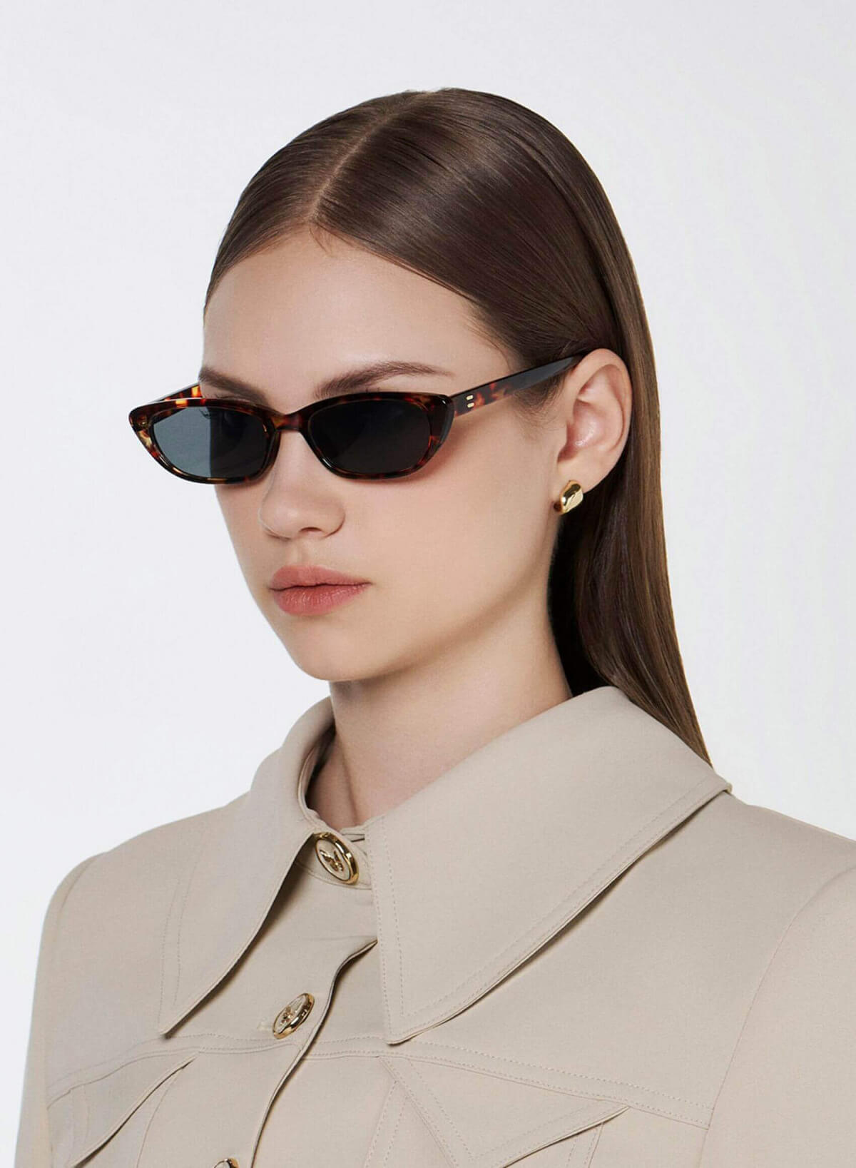 Nicole Sunglasses - WFA 0068 - Dark Orange - vascara.com