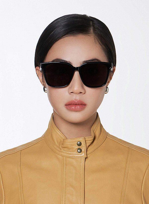 Rachel Sunglasses - WFA 0064 - Black - VASCARA