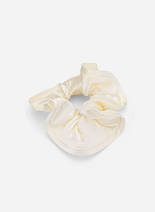 Satin Scrunchies - ACC 0018 - Cream