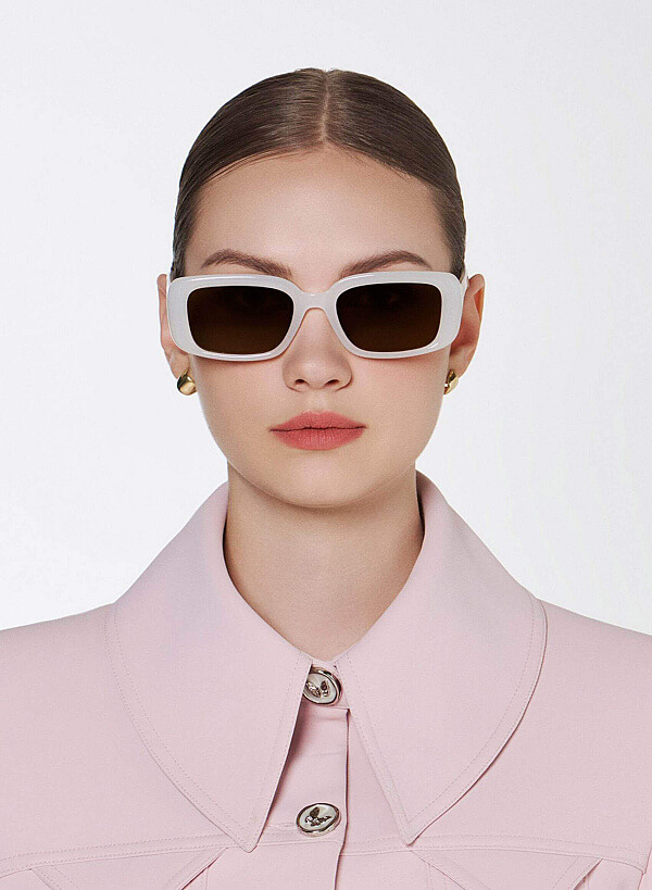 Sharon Sunglasses - SPC 0013 - White - VASCARA