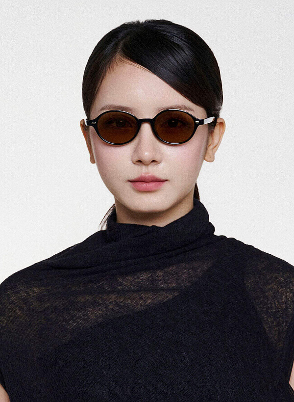 Stacy Sunglasses - RND 0061 - Black - VASCARA