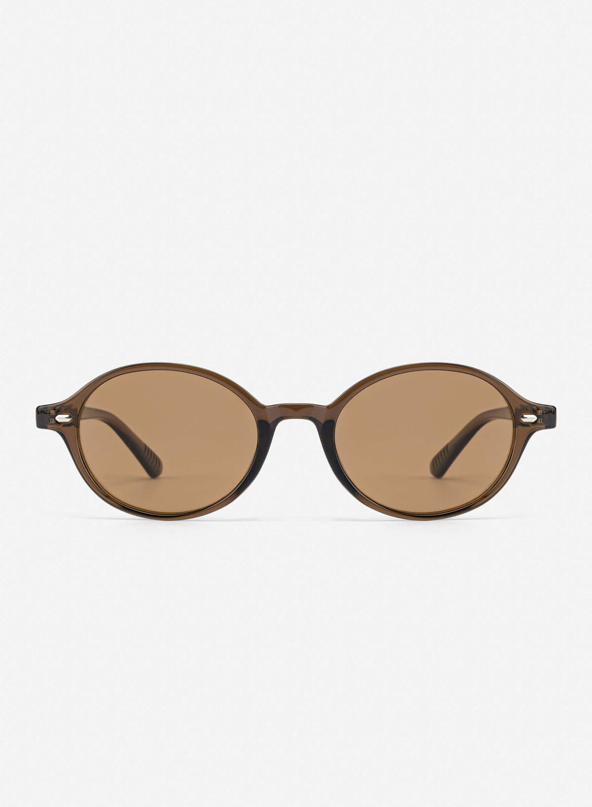 Stacy Sunglasses - RND 0061 - Dark Beige - VASCARA