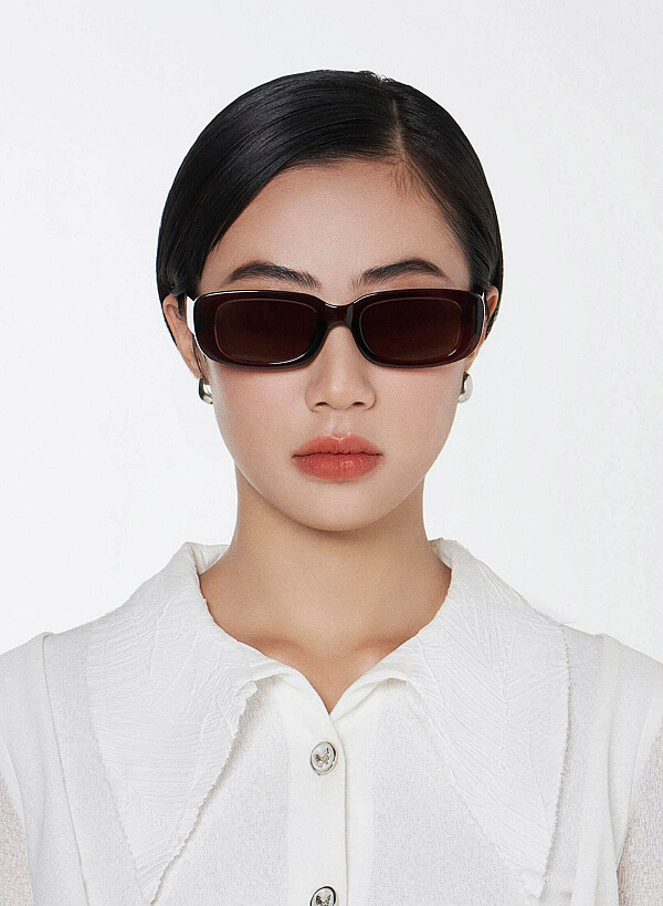 Sylvie Sunglasses - SPC 0020 - Dark Brown - VASCARA