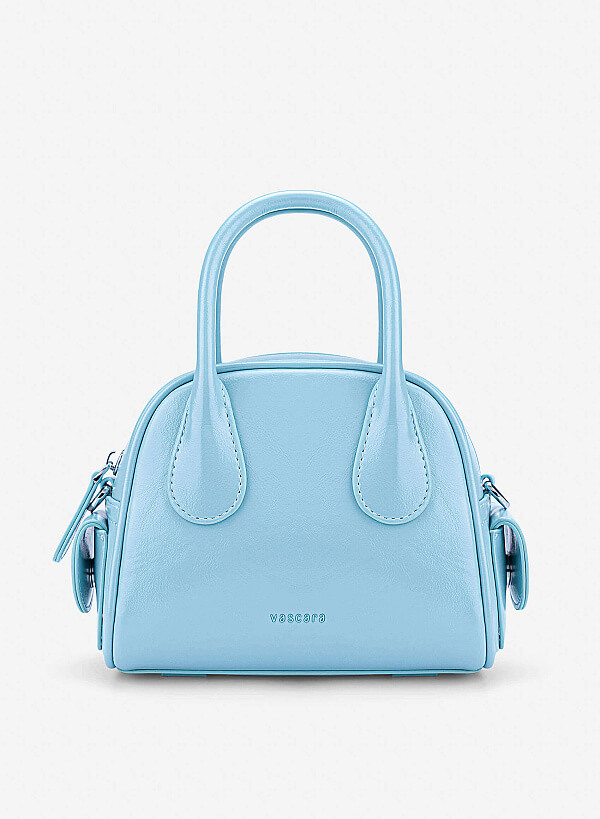 Tubular Strap Mini Handbag - TTE 0197 - Light Blue