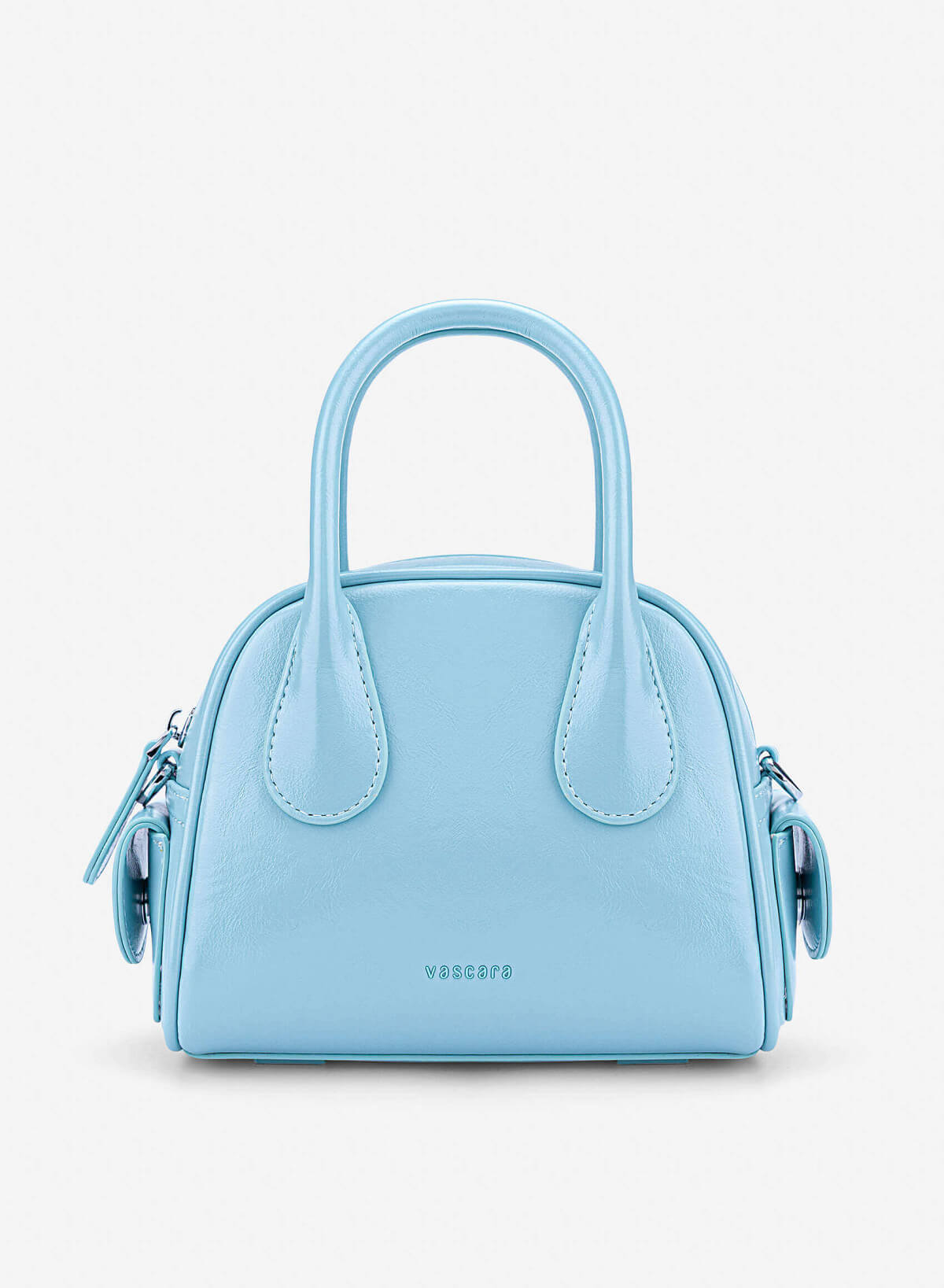 Tubular Strap Mini Handbag - TTE 0197 - Light Blue - VASCARA