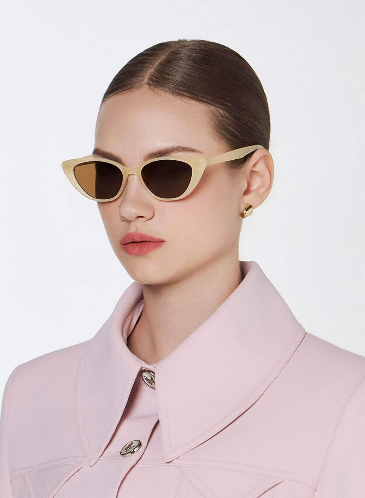 Veronica Sunglasses - EYE 0019 - Light Yellow - vascara.com