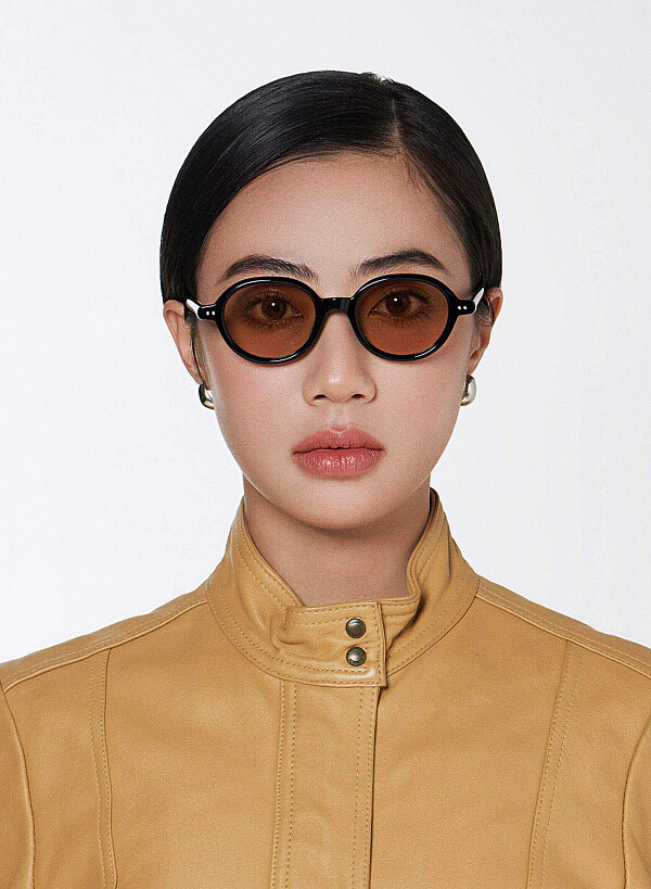 Vivian Sunglasses - RND 0057 - Black - VASCARA