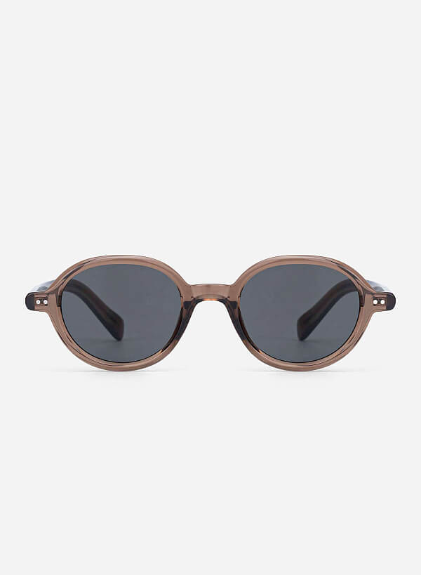 Vivian Sunglasses - RND 0057 - Light Brown