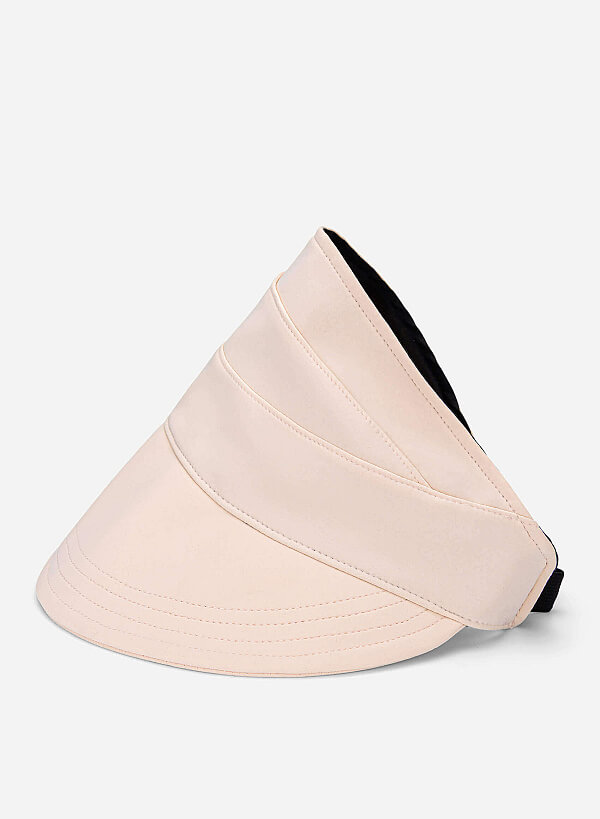 Wide-brim Visor - HAT 0006 - Beige