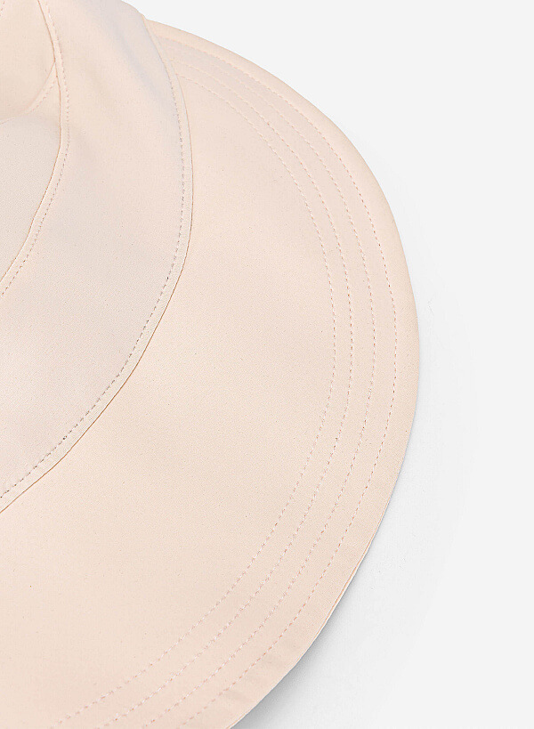 Wide-brim Visor - HAT 0006 - Beige - VASCARA