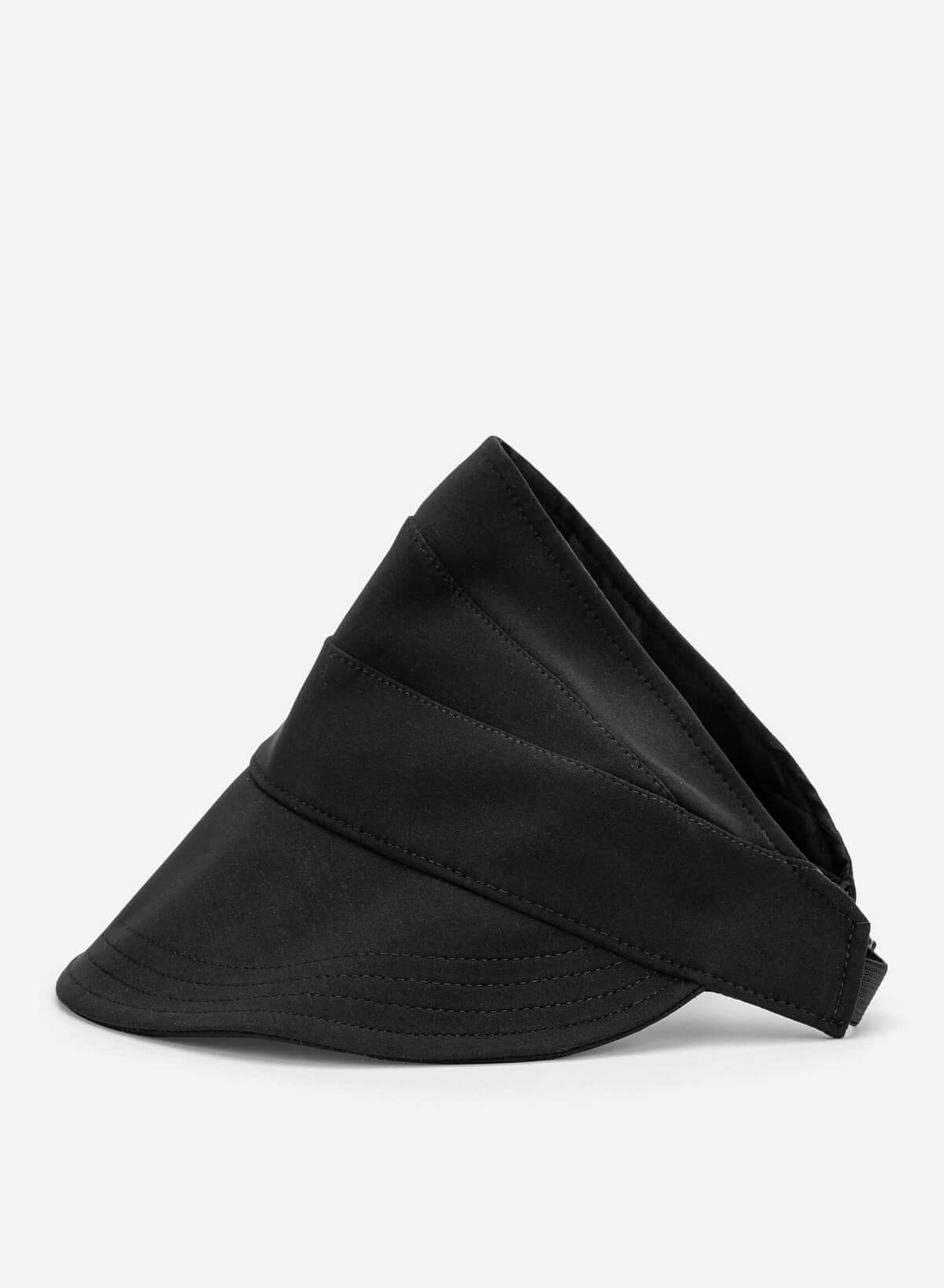 Wide-brim Visor - HAT 0006 - Black - VASCARA