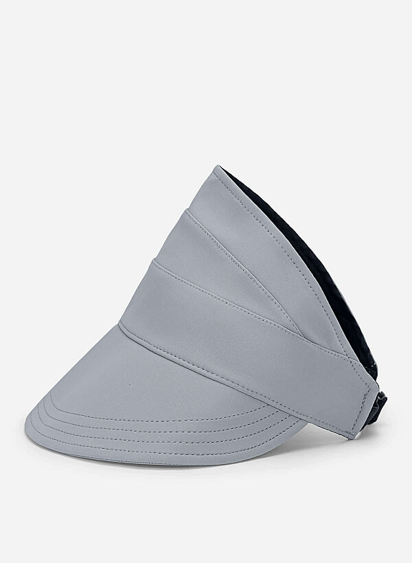 Wide-brim Visor - HAT 0006 - Gray