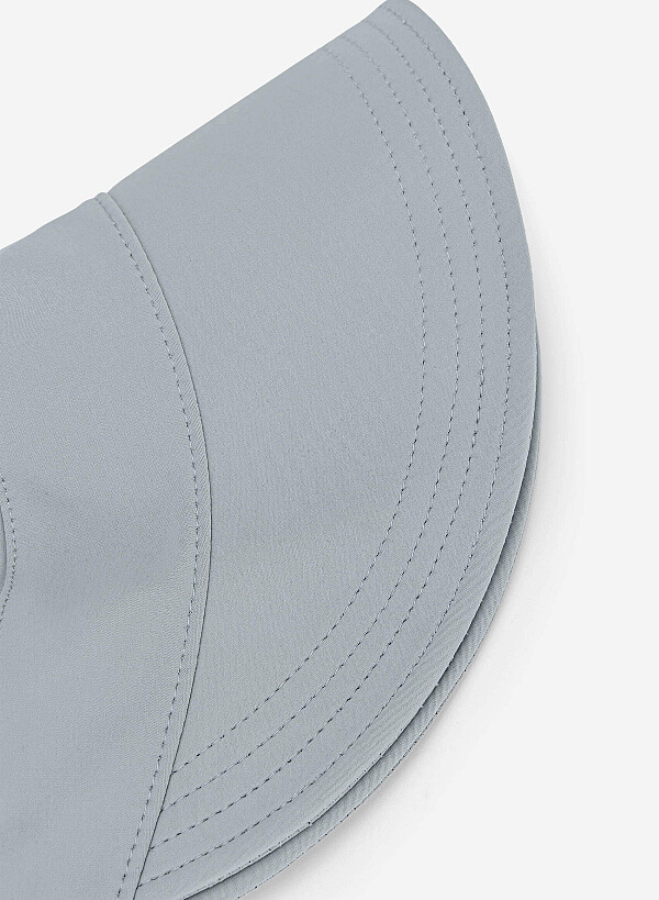 Wide-brim Visor - HAT 0006 - Gray - VASCARA
