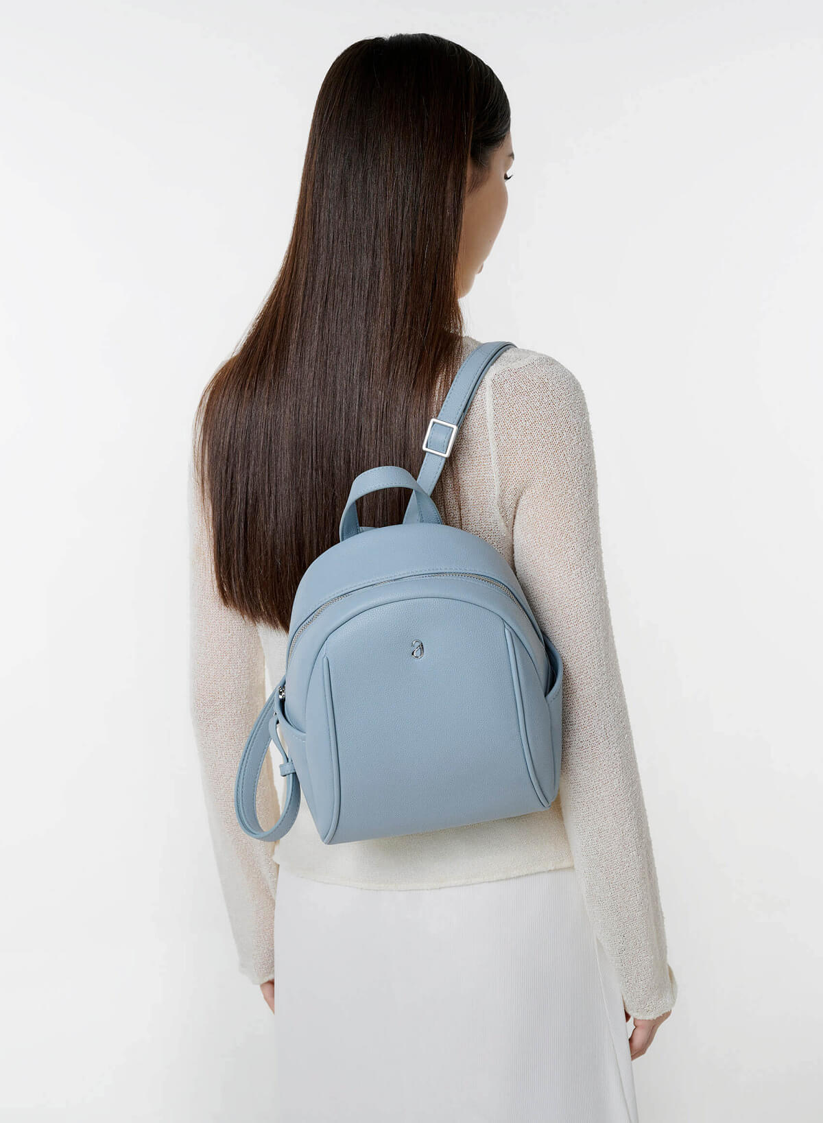 Casual Backpack - BAK 0220 - Light Blue - vascara.com