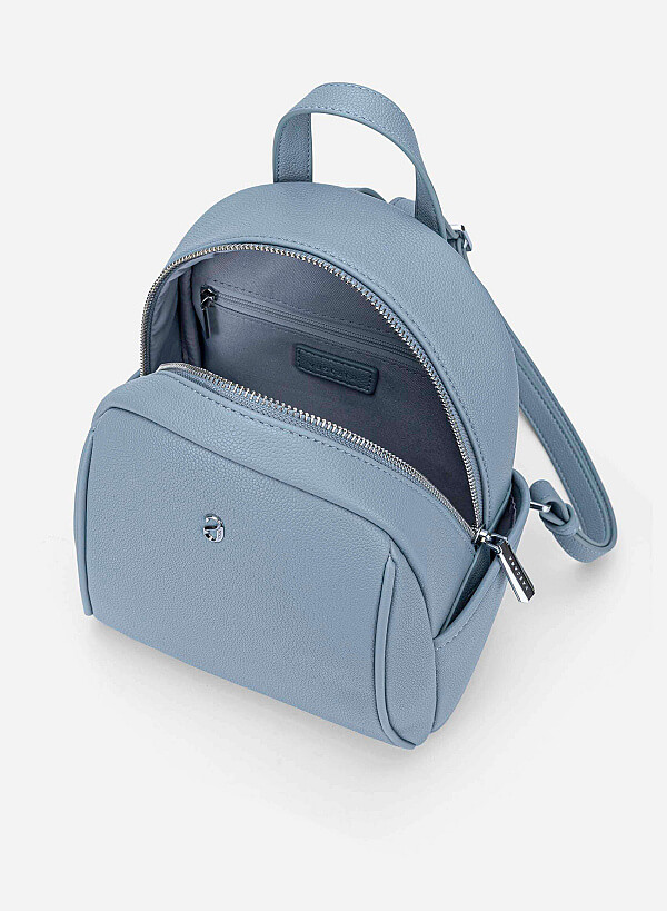 Casual Backpack - BAK 0220 - Light Blue - VASCARA