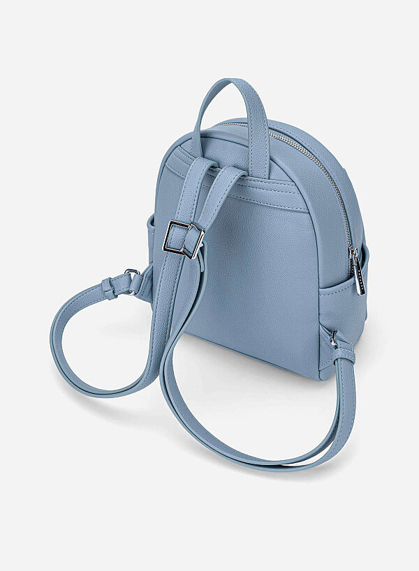 Casual Backpack - BAK 0220 - Light Blue - VASCARA