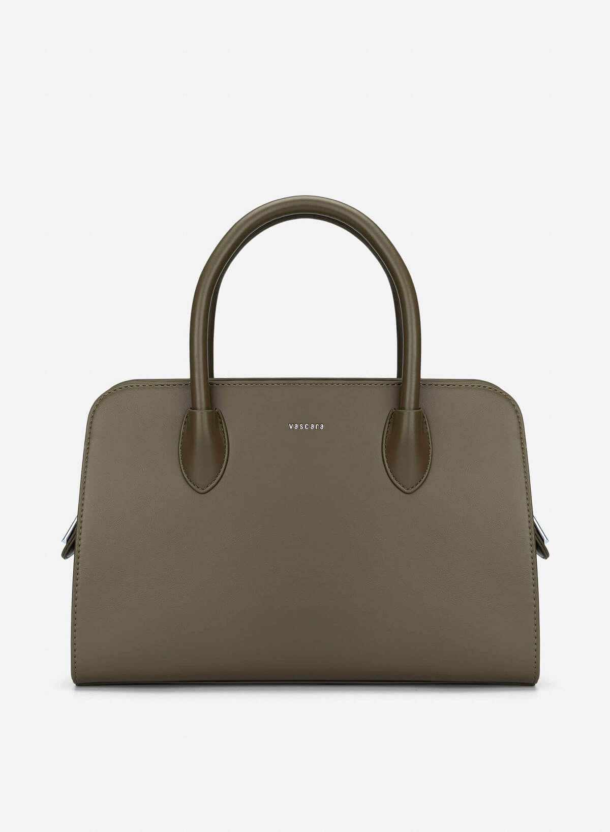 Contrast Faux Leather Detailing Handbag - TTE 0193 - Dark Green - VASCARA