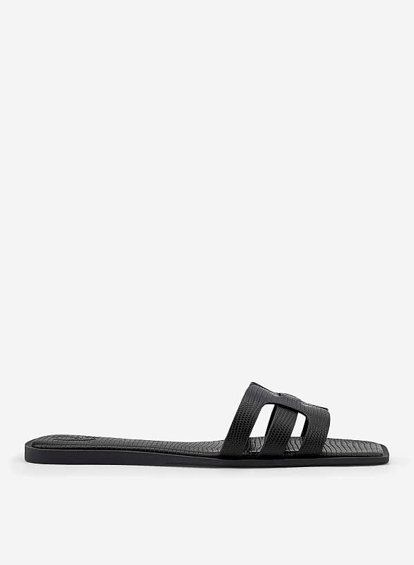 Gladiator Slippers - FLI 0207 - Black
