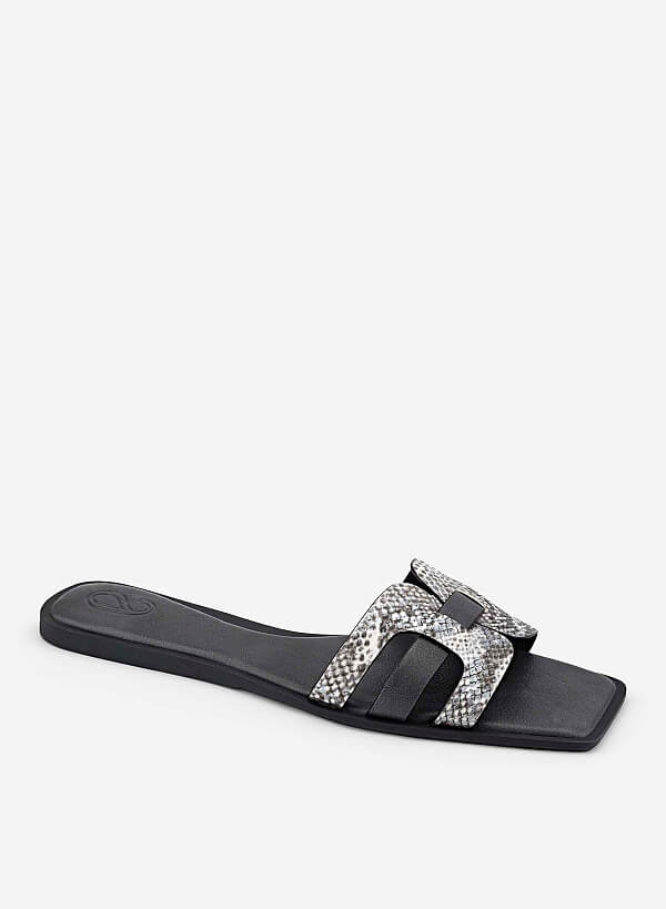 Gladiator Slippers - FLI 0207 - Gray - VASCARA