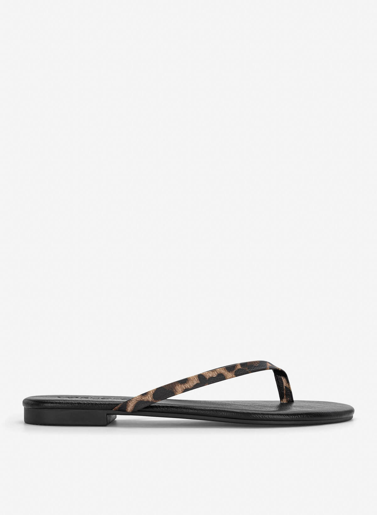 Leopard-Print Strap Flip-Flops - FLI 0213 - Leopard - VASCARA